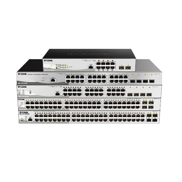 D-Link DGS 1210-52MP/ME - Switch - 40 x 10/100/1000 + 4 x SFP x 10/100/1000 (Po…