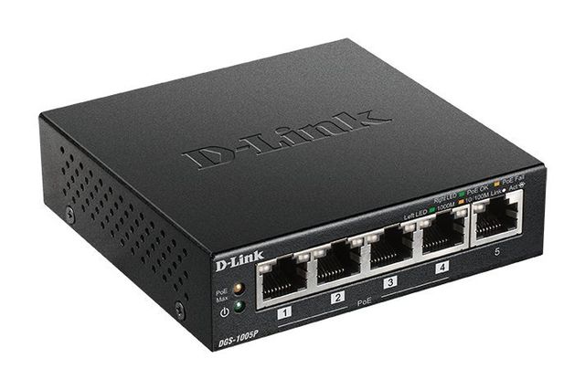 D-Link DGS-1005P/E POE+ 60W