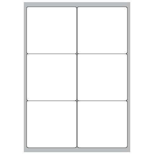 Copy Basic Megastar LP4MS - Carta - Opaca - adesivo permanente - bianco - 99 x …