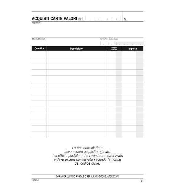 DATA UFFICIO CF10 BLOCCO ACQ VAL BOLL A5 RIC