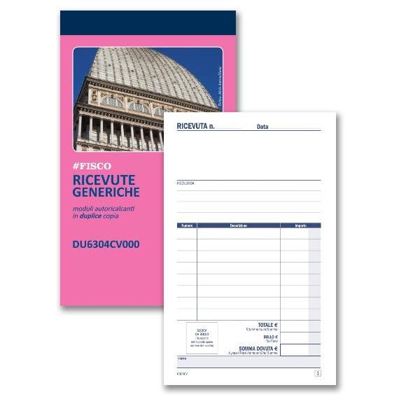 DATA UFFICIO CF10 RICEVUTE GENERICHE 50/50