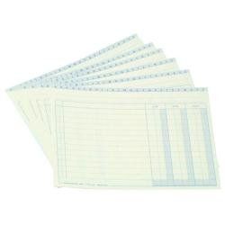 DATA UFFICIO SCHEDE DARE AVERE SALDO 240X170 m CONF 100 Pz.