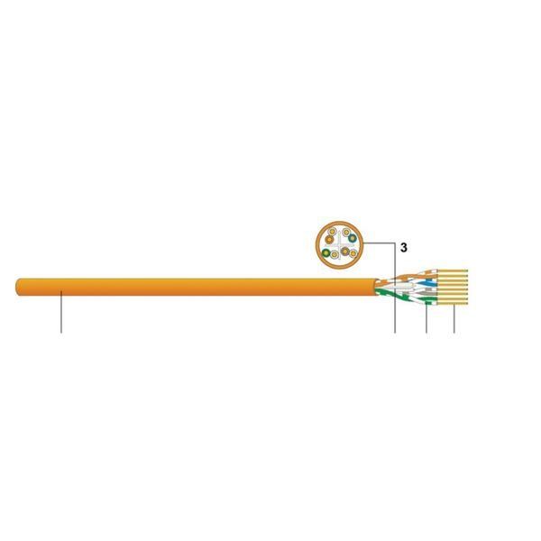 DATWYLER CAVO U/UTP CAT.6 B2CA ARANCIO 305M