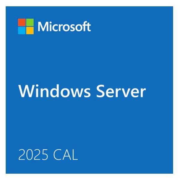 DELL SOFTWARE BOX - 5-PACK OF WINDOWS SERVER 2025/2022 USER CALS (STD OR DC) CU…