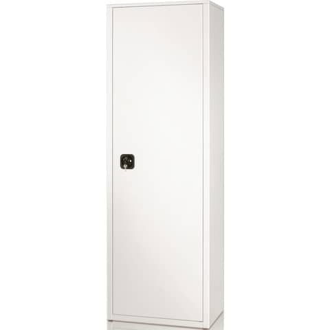 Armadio multiuso 1 porta Tecnical 2 BA-60-PIANI - 4 ripiani 60x41x181,5 cm bian…
