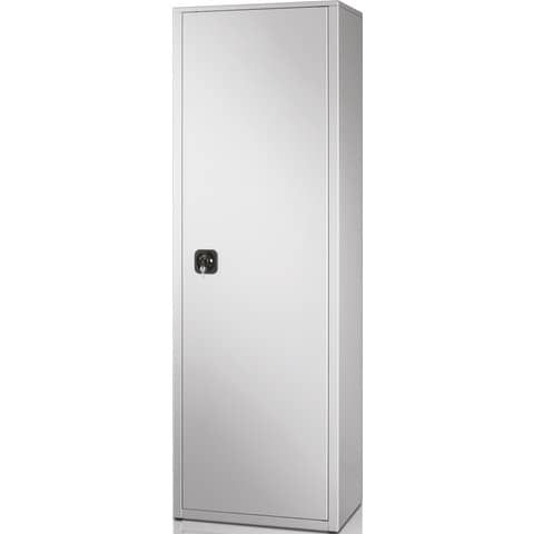 Armadio multiuso 1 porta Tecnical 2 BA-60-PIANI - 4 ripiani 60x41x181,5 cm grig…