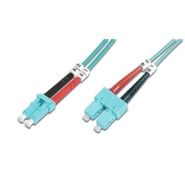DIGITUS - Cavo patch - SC multi-mode (M) a LC multi-mode (M) - 3 m - fibra otti…