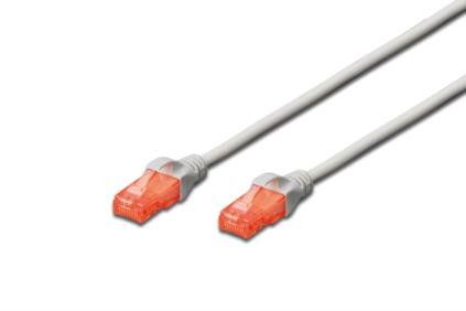DIGITUS CAVO DI RETE UTP CAT 6 NON SCHERMATO 5 MT GRIGIO