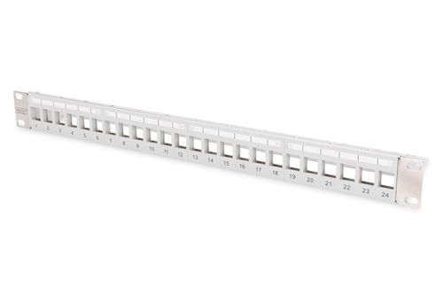 DIGITUS PANNELLO PATCH 19" PER JACK KEYSTONE 1U SCARICO DIGITUS 24 PORTE