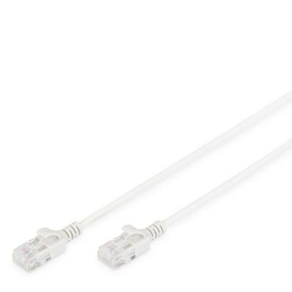 DIGITUS Slim - Cavo patch - RJ-45 (M) a RJ-45 (M) - 3 m - UTP - CAT 6 - senza a…