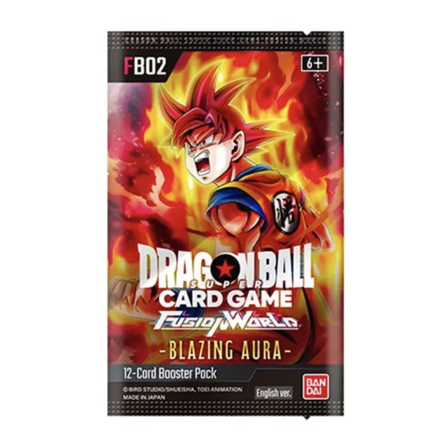 DRAGON BALL FUSION WORLD BUSTINA SINGOLA FB-02 BLAZING AURA ENG