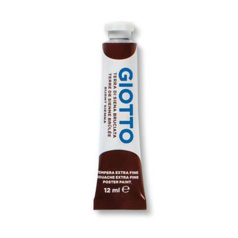 DIDATTICA E SCUOLA - CF6 TUB. TEMPERA 12ML SIENA BRUC