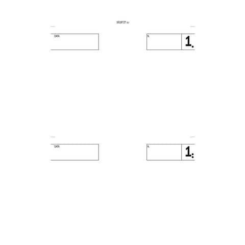 Data Ufficio - Ordini generici - 25 fogli - 100 x 168 mm - duplicato - senza ca…