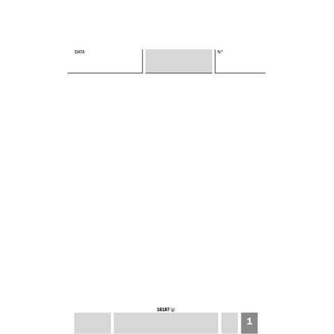 Data Ufficio - Ordini generici - 25 fogli - 100 x 168 mm - tripla - senza carbo…