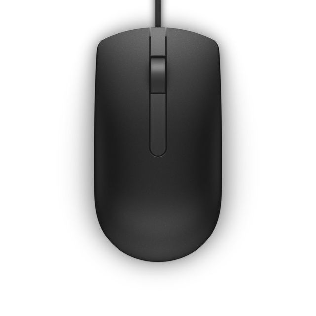 Dell 570-AAIS Mouse Ottica Cablate Ambidestra USB 1000 DPI Nera