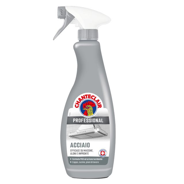 Detergente acciaio brillante TRIGGER Chanteclair Professional 700 ml 05-0703