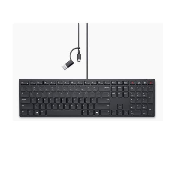 Dell Wired Collaboration Keyboard KB525C - Tastiera - USB, USB-C - QWERTY - USA…