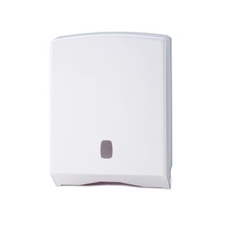 Dispenser asciugamani piegati C/Z/M/V Basica - 27,8 x 12,8 x 38 cm - bianco/gri…