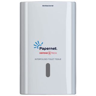 Dispenser carta igienica Defend Tech - interfogliata - 26,5 x 16,5 x 13,5 cm - …
