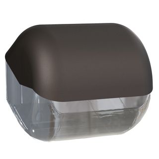 Dispenser carta igienica EColored - 15 x 14,8 x 14 cm - vesuvian black - Mar Pl…