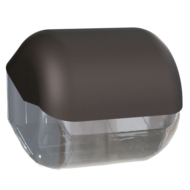 Dispenser carta igienica EColored - 15 x 14,8 x 14 cm - vesuvian black - Mar Pl…