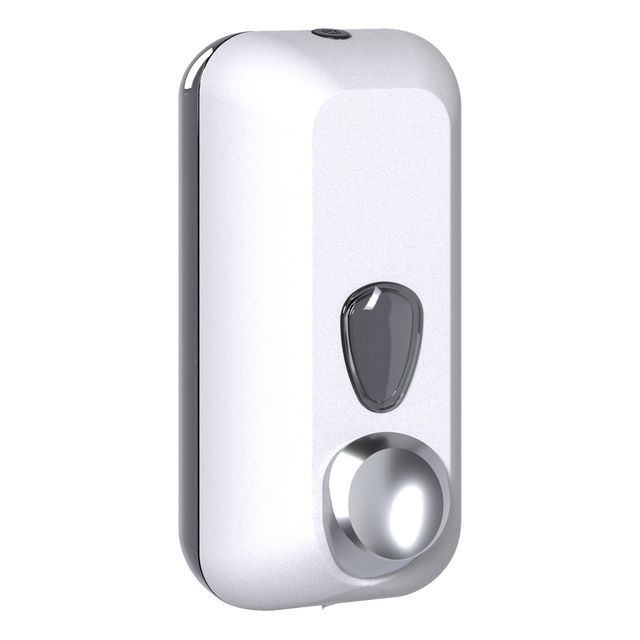 Dispenser sapone EColored - murale - capacità 0,55 L - adamello white - Mar Pla…