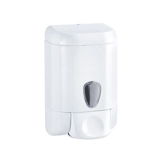 Dispenser sapone Prestige - murale - capacità 1 L - bianco/azzurro trasparente …
