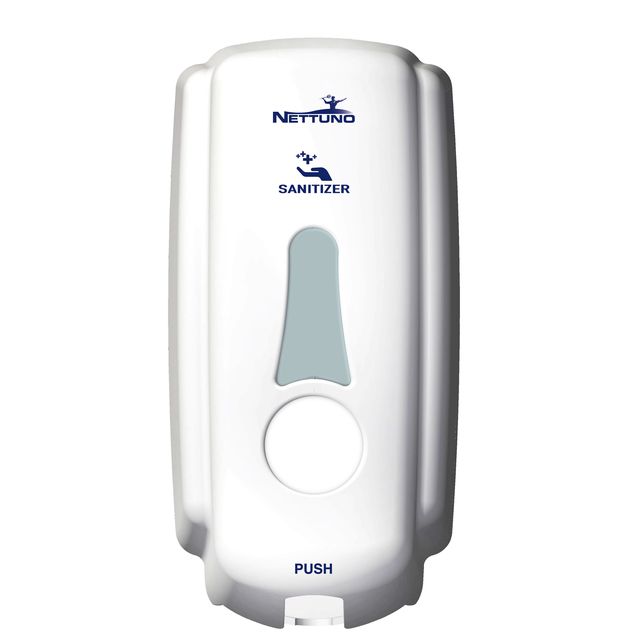 Dispenser sapone T-Small (x ricariche TS800) - capacità 1 L - bianco - Nettuno