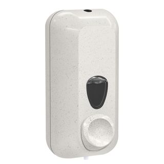 Dispenser sapone Woodplastic - murale - capacità 0,55 L - bianco - Mar Plast
