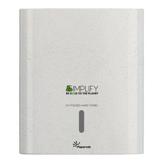 Distributore asciugamani piegati a C/V Simplify - 30 x 14,5 x 33,6 cm - white w…