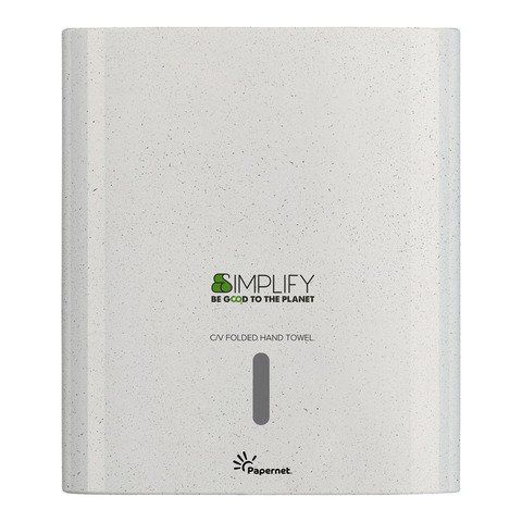 Distributore asciugamani piegati a C/V Simplify - 30 x 14,5 x 33,6 cm - white w…