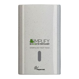 Distributore carta igenica interfogliata Simplify - 16,5 x 13,5 x 26,5 cm - whi…