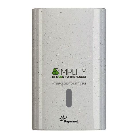 Distributore carta igenica interfogliata Simplify - 16,5 x 13,5 x 26,5 cm - whi…