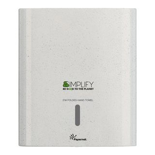 Distributore asciugamani piegati a Z/W Simplify - 29 x 10,8 x 33,6 cm - white w…