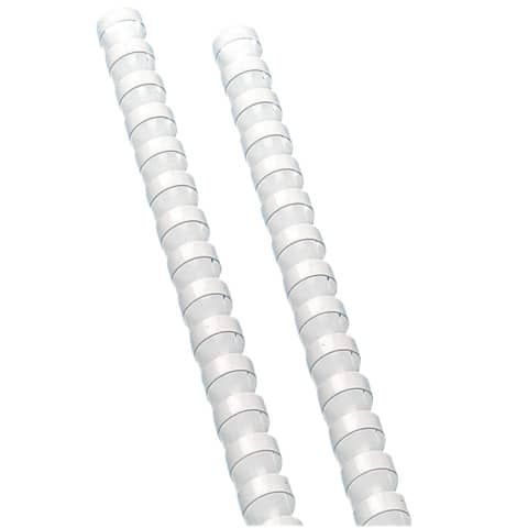 Dorsi a spirale in PVC per rilegatura Q-Connect A4 - 21 anelli 12 mm - fino a 8…
