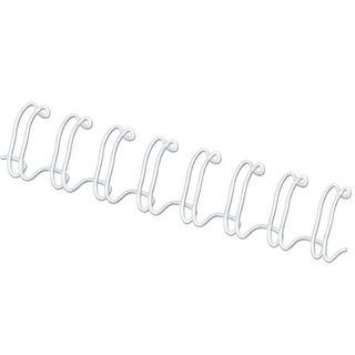 Dorsi metallici FELLOWES 14 mm bianco - - capacità 101-130 fogli conf.100 - 532…