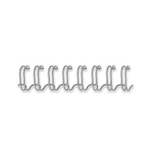 Dorsi metallici FELLOWES argento 14 mm - - capacità 101-130 fogli conf.100 - 54…
