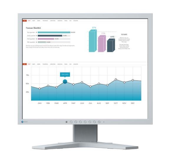EIZO FlexScan S1934H - Monitor a LED - 19" - 1280 x 1024 - IPS - 250 cd/m² - 10…