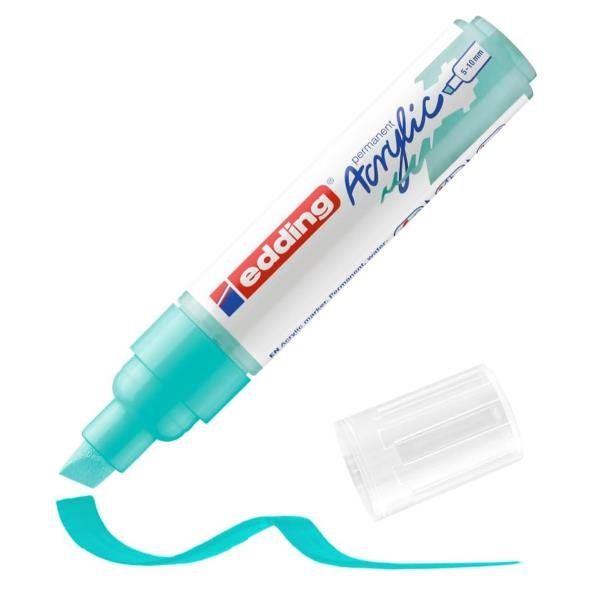 Edding 5000 Acrylic Marker Broad, Turchese, Punta smussata, Turchese, Extra gra…