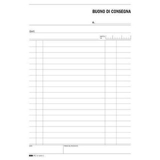 Edipro - Blocco ordine di consegna - 33 fogli - 148 x 220 mm - orizzontale - tr…