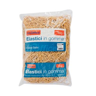 Elastici in gomma Nikoffice busta da 1 Kg Ø 60 mm - 06NIK020