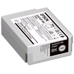 EPSON SJIC42P-BK CARTUCCIA INCHIOSTRO NERO ORIGINALE 50 ML PER ColorWorks CW-C4…
