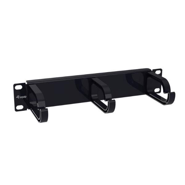 EQUIP 10" CABLE MANAGEMENT PANEL, 1U, BLA