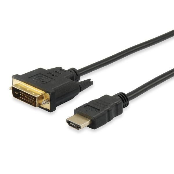 EQUIP 119322 CAVO HDMI / DVI - HDMI MASCHIO A DVI-D MASCHIO TRIPLA SCHERMATURA …