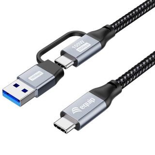 EQUIP 2 IN 1 USB 3.2 GEN 2X2 C TO C 3M