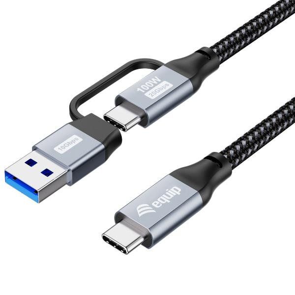 EQUIP 2 IN 1 USB 3.2 GEN 2X2 C TO C 3M