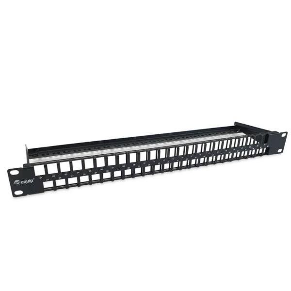 EQUIP 48-PORT KEYSTONE CAT.6 UNSHIELDED P