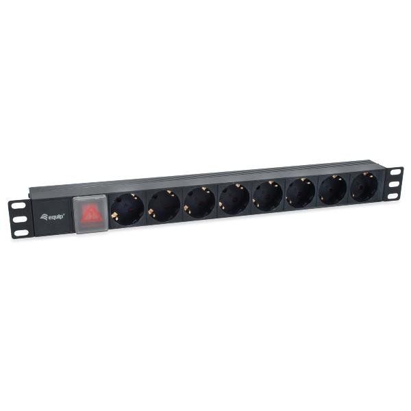 EQUIP 8-OUTLET GERMAN POWER DISTRIBUTION