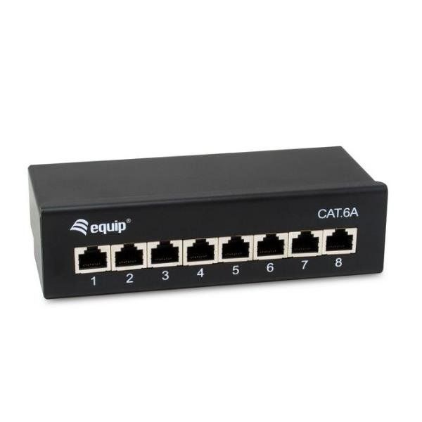 EQUIP 8-PORT CAT.6A DESKTOP SHIELDED PATC