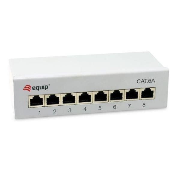 EQUIP 8-PORT CAT.6A DESKTOP SHIELDED PATC